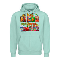 Seafoam nacho average teacher Zipper Hoodie - AdoDesignShop