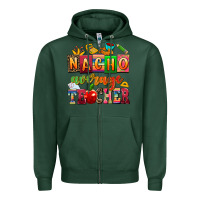 Sports Green nacho average teacher Zipper Hoodie - AdoDesignShop