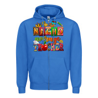 True Royal nacho average teacher Zipper Hoodie - AdoDesignShop