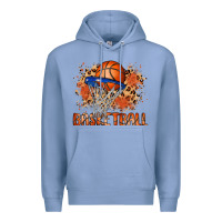 Colony Blue custom name basketball Premium Hoodie - MaliasSmallBusiness