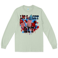 Matcha Let's get lit 4th of july Long Sleeve Tee - CowGirlArtShop