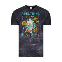 Cloud Black adulthing is some bullshit with sanflowers and gamstone  tbw Vintage Tee - texasbilliewilder