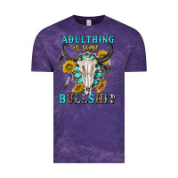 Cloud Purple adulthing is some bullshit with sanflowers and gamstone  tbw Vintage Tee - texasbilliewilder