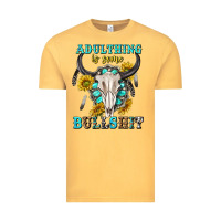 Vintage Mustard adulthing is some bullshit with sanflowers and gamstone  tbw Vintage Tee - texasbilliewilder