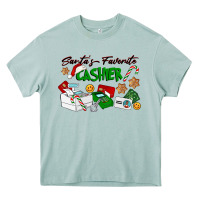 Arona Santa's Favorite Cashier Heavy Core Tee - LillyAllenDesigns