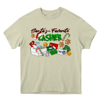 Mossy Santa's Favorite Cashier Heavy Core Tee - LillyAllenDesigns