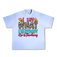 Grape Ice i say what everybody else is thinking Urban Heavy Tee - Zillion Design Studio