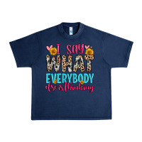 Navy i say what everybody else is thinking Urban Heavy Tee - Zillion Design Studio