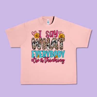 Urban Heavy Tee i say what everybody else is thinking