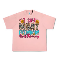 Salmon i say what everybody else is thinking Urban Heavy Tee - Zillion Design Studio