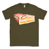 Army Green white christmas cake Classic Tee - FaDigitalArtStudio