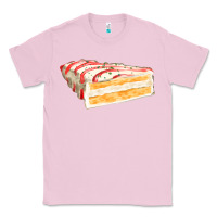 Bubblegum Pink white christmas cake Classic Tee - FaDigitalArtStudio