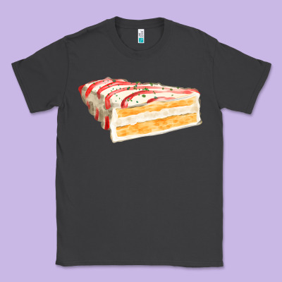 White Christmas Cake Classic Tee Designed By Fadigitalartstudio