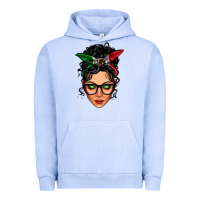 Pigment Grape Ice mexican latina girl messy bun Urban Hoodie - LillyAllenDesigns