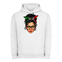 Pigment Lunar Rock mexican latina girl messy bun Urban Hoodie - LillyAllenDesigns