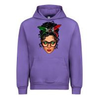 Tulip mexican latina girl messy bun Urban Hoodie - LillyAllenDesigns