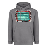 Storm cowhide bandana wood background Heavyweight Hoodie - AdoDesignShop