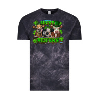 Cloud Black St Patricks Day Lucky Heifers Vintage Tee - RanaPortraitStore