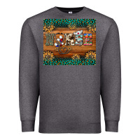 Charcoal Heather western nurse glitter leopard sunflowers Premium Sweatshirt - BarkalooDesign