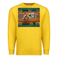 Western Nurse Glitter Leopard Sunflowers Premium Sweatshirt | Teevron