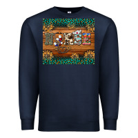 Navy western nurse glitter leopard sunflowers Premium Sweatshirt - BarkalooDesign