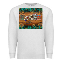 Oatmeal Heather western nurse glitter leopard sunflowers Premium Sweatshirt - BarkalooDesign