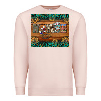 Pale Pink western nurse glitter leopard sunflowers Premium Sweatshirt - BarkalooDesign