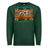 Sports Green western nurse glitter leopard sunflowers Premium Sweatshirt - BarkalooDesign
