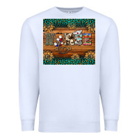 White western nurse glitter leopard sunflowers Premium Sweatshirt - BarkalooDesign