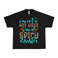 Black i m not a hot mess i m a spicy disaster Urban Heavy Tee - Zillion Design Studio