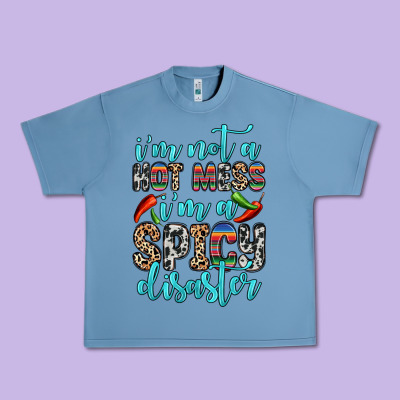 Urban Heavy Tee i m not a hot mess i m a spicy disaster
