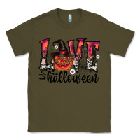Army Green love halloween Classic Tee - CowhideDigitalArt