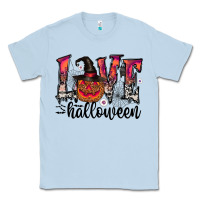 Dusty Blue love halloween Classic Tee - CowhideDigitalArt