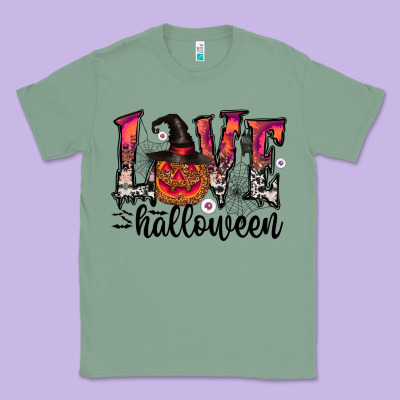 Love Halloween Classic Tee Designed By Cowhidedigitalart