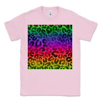 Bubblegum Pink colorful leopard seamless pattern Classic Tee - BundleAndBundleShop