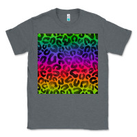 Charcoal Heather colorful leopard seamless pattern Classic Tee - BundleAndBundleShop