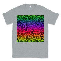 Heather Grey colorful leopard seamless pattern Classic Tee - BundleAndBundleShop
