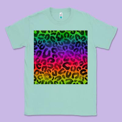 Colorful Leopard Seamless Pattern Classic Tee Designed By Bundleandbundleshop