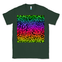 Sports Green colorful leopard seamless pattern Classic Tee - BundleAndBundleShop