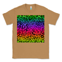 Toasted Coconut colorful leopard seamless pattern Classic Tee - BundleAndBundleShop