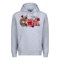 Heather Grey valentines day cna Premium Hoodie - NancyCooperArtShop