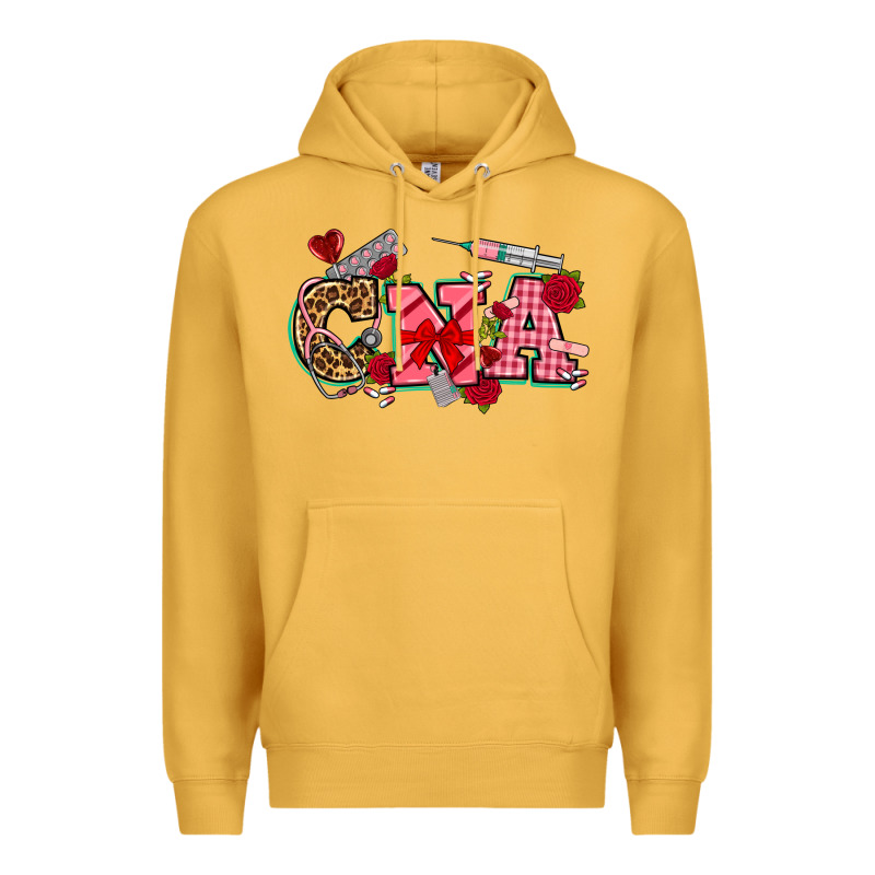 Valentines Day Cna Premium Hoodie by NancyCooperArtShop | Teevron