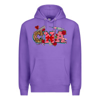 Purple valentines day cna Premium Hoodie - NancyCooperArtShop
