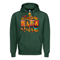 Sports Green mama cita cinco de mayo Zipper Hoodie - AdoDesignShop