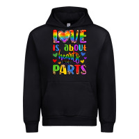 Black love is about hearts not parts Urban Hoodie - LillyAllenDesigns