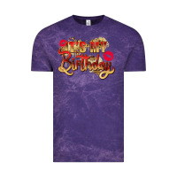 Cloud Purple it's my birthday Vintage Tee - Zillion Design Studio