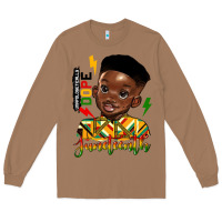 Toasted Coconut juneteenth black boy Long Sleeve Tee - HRA Design Shop