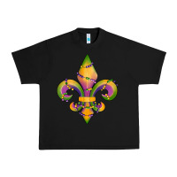 Black mardi gras fleur de lis Urban Heavy Tee - RanaPortraitStore