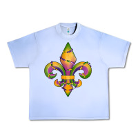 Grape Ice mardi gras fleur de lis Urban Heavy Tee - RanaPortraitStore