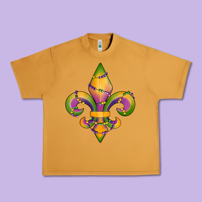 Urban Heavy Tee mardi gras fleur de lis